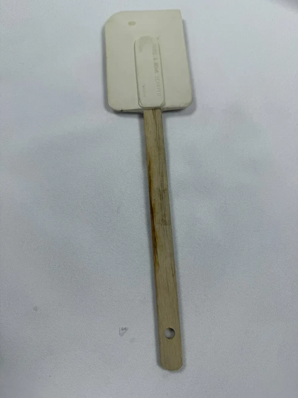 Vintage Halco Plate Bowl Scraper Spatula 12 Kitchen Tool Taiwan Farmhouse